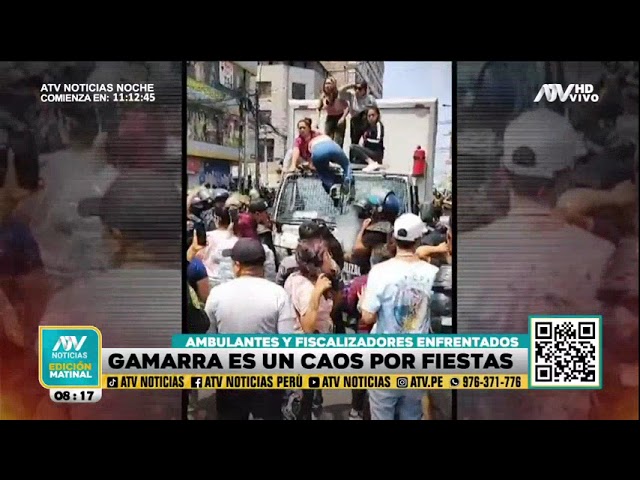 Gamarra se ha convertido en un caos ante las fiestas navideñas