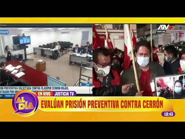 Poder Judicial evalúa prisión preventiva contra Vladimir Cerrón