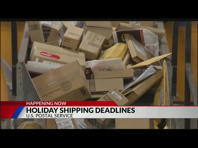 ⁣Holiday shipping deadlines loom