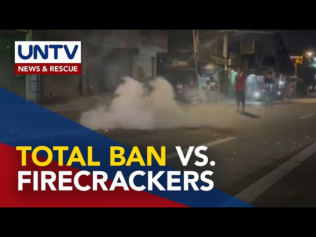 DILG eyes total ban on firecrackers in PH