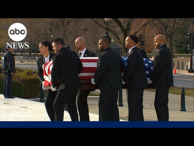 Sandra Day O'Connor's casket arrives at Supreme Court to lie in repose