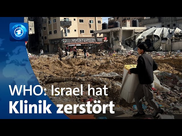 WHO wirft Israel die Zerstörung eines Krankenhauses im Gazastreifen vor