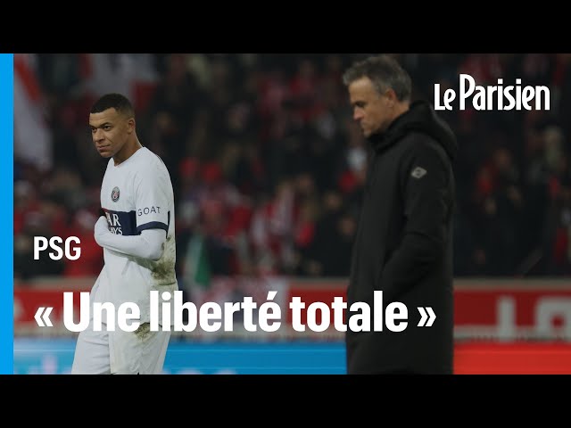 Mbappé « a une liberté totale »sur le terrain, affirme Luis Enrique après Lille-PSG