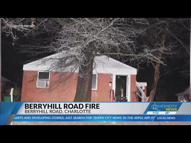 Burn injuries reported in west Charlotte house fire