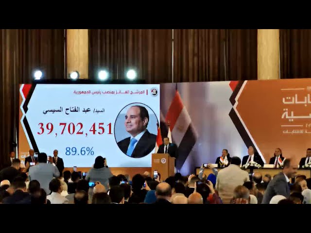 Egypt's incumbent President Sisi wins presidential election