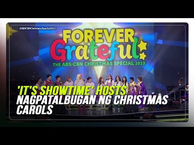 'It's Showtime' hosts nagpatalbugan ng Christmas carols | ABS-CBN News