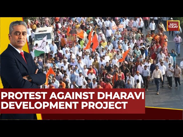 Uddhav Thackeray Leads Anti-Adani Morcha In Protest Against Dharavi Development Project