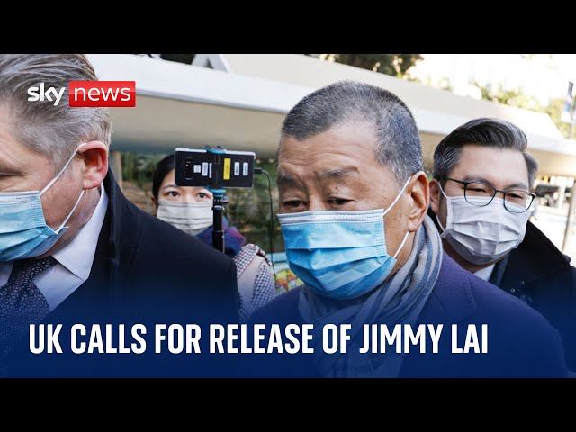 UK calls for release of Hong Kong tycoon Jimmy Lai as trial begins