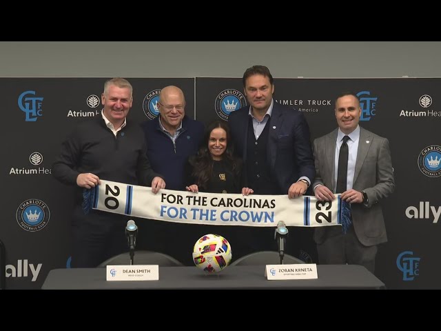 Charlotte FC introduces new coach Dean Smith