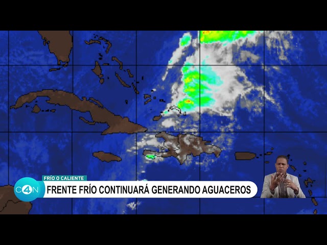 Frente frio continuará generando aguaceros