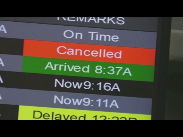 Storms on the East Coast impacting holiday travel