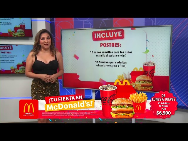 En McDonald's Veracruz  realiza y festeja en grande tu cumpleaños.