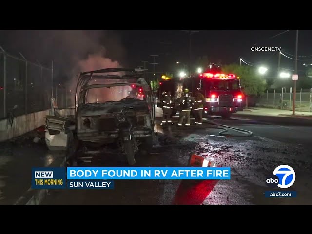 One person found dead after RV fire in Sun Valley