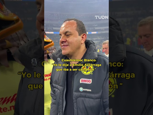  ¡Voz de profeta! ¡El mensaje de CUAUHTÉMOC BLANCO A EMILIO AZCÁRRAGA! | #shorts #tudn