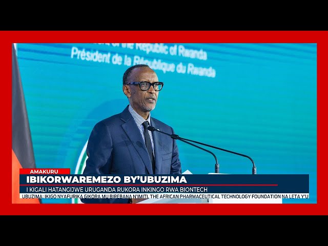 Perezida Kagame yashimye ko uruganda rwa BioNTech rurimo kugirwamo uruhare n'Abanyafurika