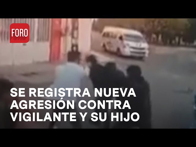 Agresión contra vigilante y su hijo en Cholula, Puebla - Las Noticias