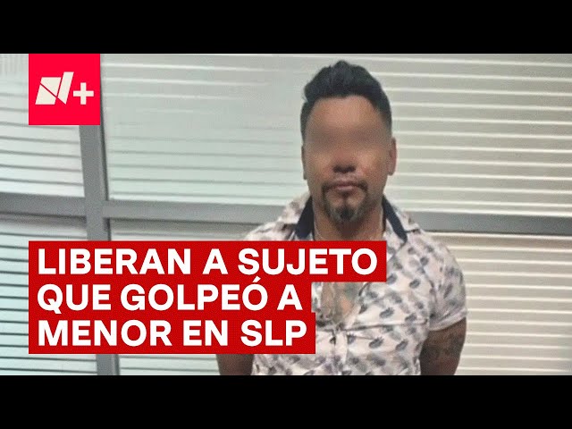 Liberan a sujeto que golpeó a menor en SLP - N+