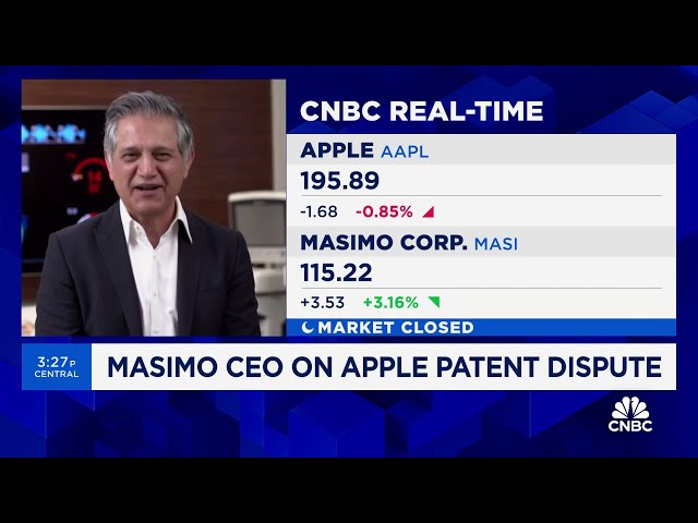 Masimo CEO on Apple patent dispute: We are the rightful creator and inventor of this technology