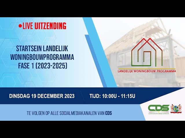 STARTSEIN LANDELIJK WONINGBOUWPROGRAMMA FASE 1(2023-2025) 19-12-2023