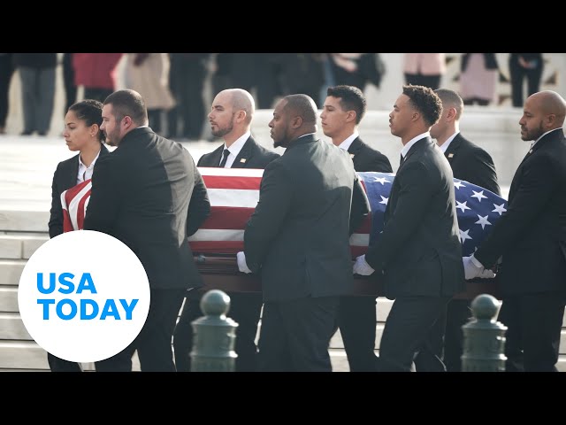 Mourners honor former Justice Sandra Day O'Connor at the Supreme Court | USA TODAY