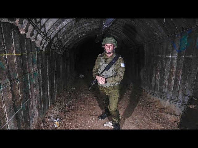 Video der israelischen Armee: So sieht der bislang größte Hamas-Tunnel aus