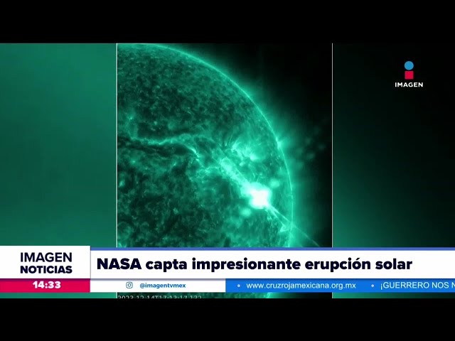 La NASA capta impresionante erupción solar