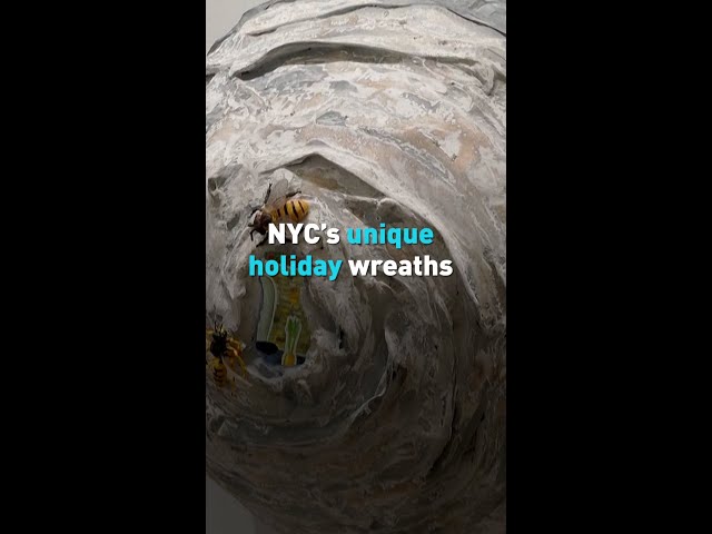 NYC's unique holiday wreaths