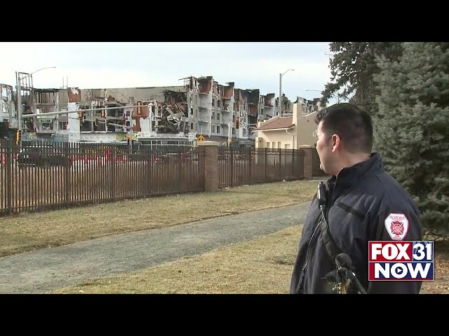 Aurora Fire Rescue gives update on five-alarm building fire