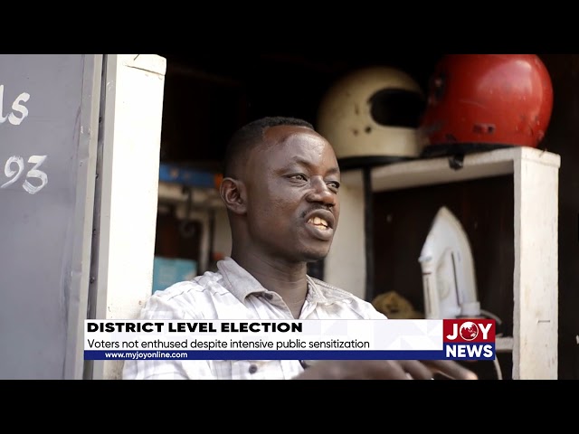 District level election: Voters not enthused despite intensive public sensitization