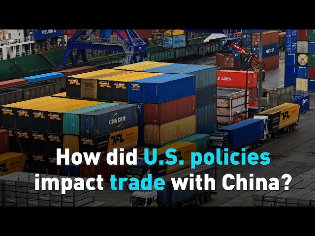 How did U.S. policies impact trade with China?