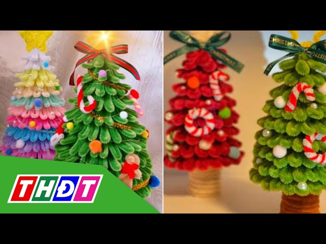 Thu trăm triệu từ bán kẽm nhung làm cây thông Noel | THDT