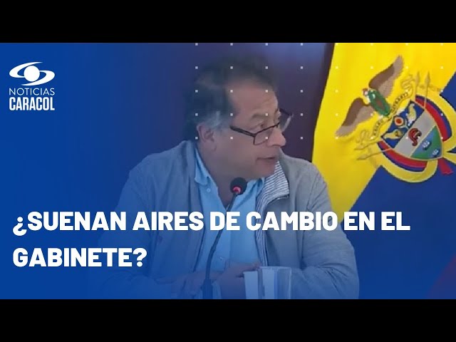 Gustavo Petro citó a sus ministros para hacer un corte de cuentas sobre lo que fue el 2023