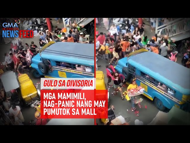 Gulo sa Divisoria — Mga mamimili, nag-panic nang may pumutok sa mall | GMA Integrated Newsfeed