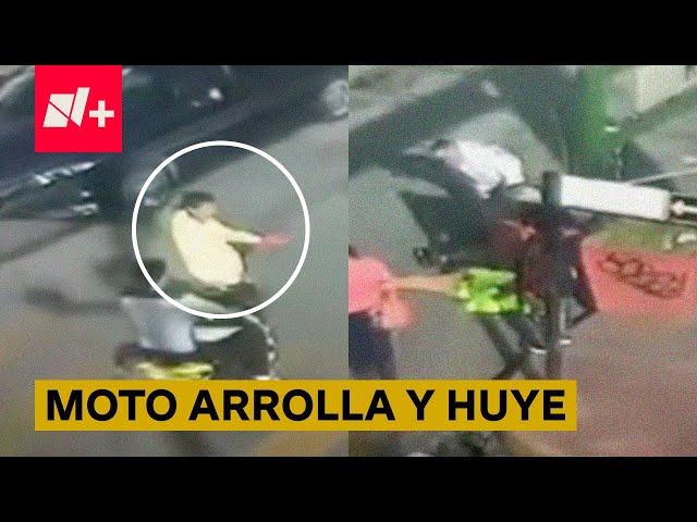 Motociclista atropella a joven en Atenco y se da a la fuga - N+