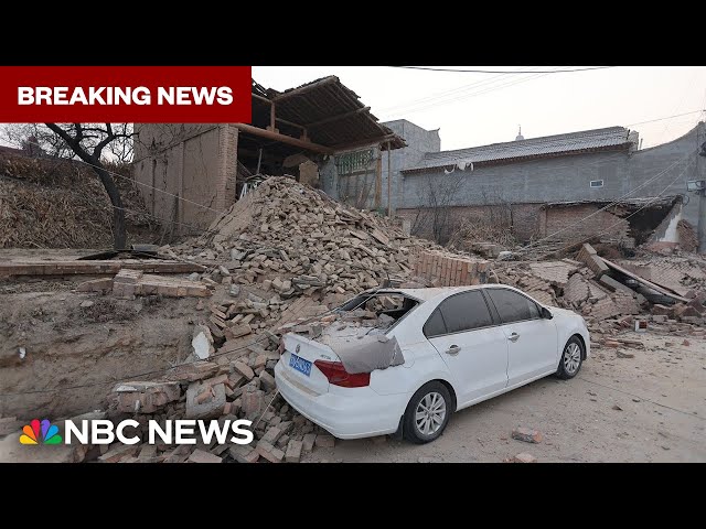 BREAKING: Rescue efforts underway in China after earthquake kills dozens