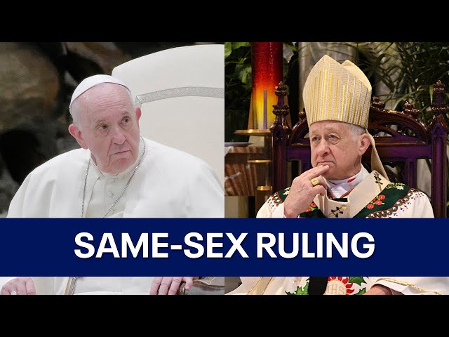 Cardinal Cupich responds to Pope Francis ruling priests can bless same-sex couples