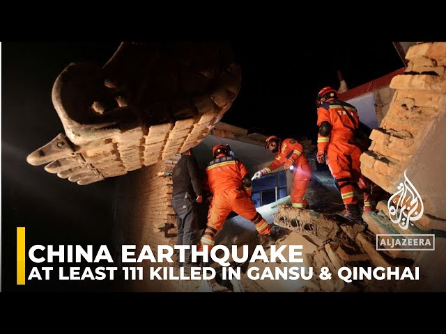 Earthquake in China’s northwest kills more than 100 people