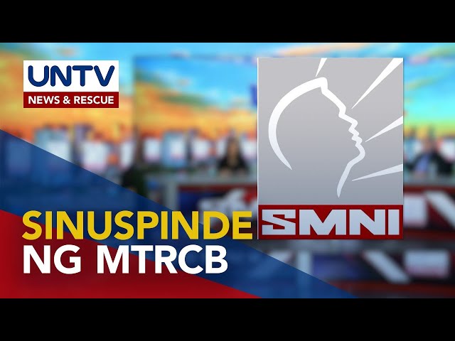 2 programa ng SMNI, pinatawan ng 14-day suspension ng MTRCB