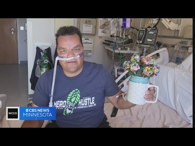 Minnesota firefighter returns home after double lung transplant