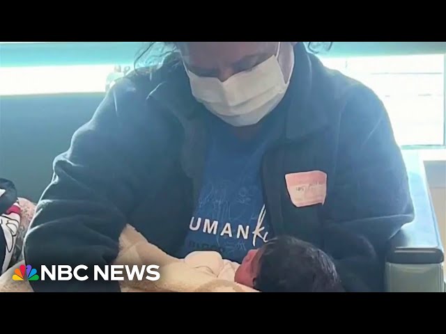 Grandmother helps deliver granddaughter in family car along L.A. freeway