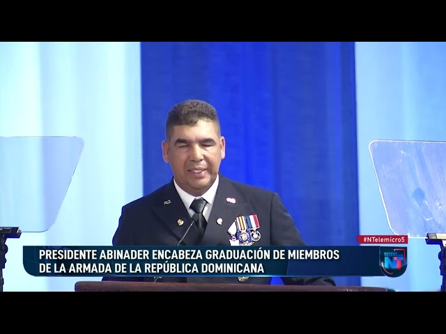 Presidente Abinader encabeza graduación de miembros de la Armada de la República Dominicana