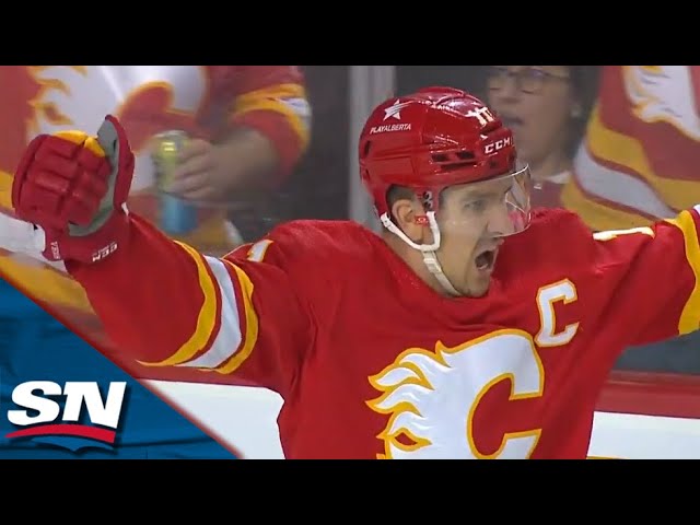 Backlund Breaks In Alone On The Penalty Kill And Puts Flames Up With Backhand Beauty