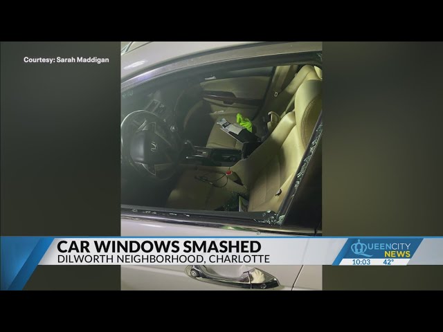 Nearly every car's window smashed in Dilworth apartment complex