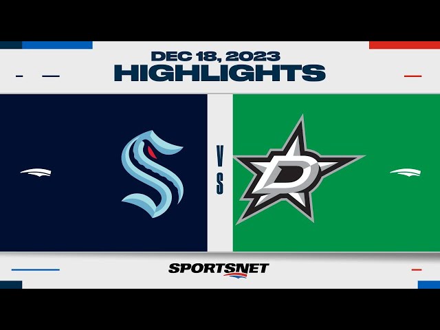 NHL Highlights | Kraken vs. Stars - December 16, 2023