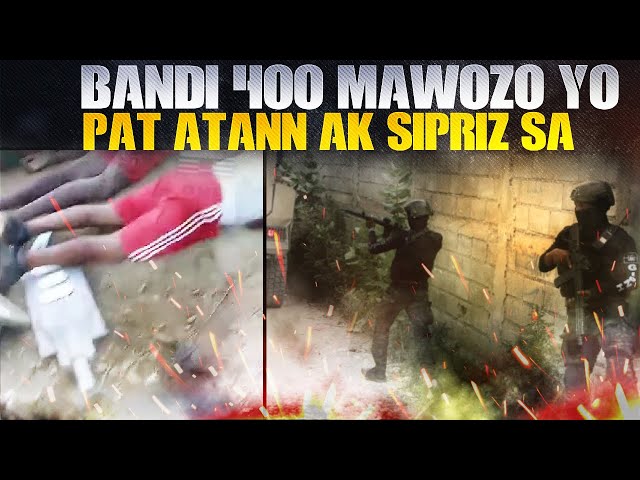 Bandi 400 Mawozo anvayi Gantye Yo Pa Atann Ak Sipriz Sa