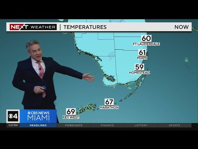 NEXT Weather forecast for Monday 12/18/23 11PM