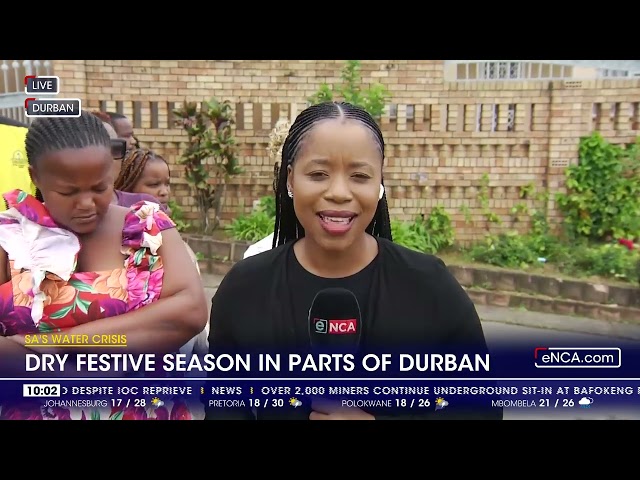 Dry festive season in parts of Durban