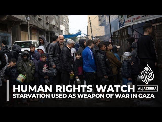 Israel accused of wielding starvation as a weapon of war against Gaza