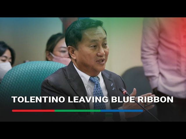 Tolentino to leave Senate blue ribbon committee in January | ABS-CBN News