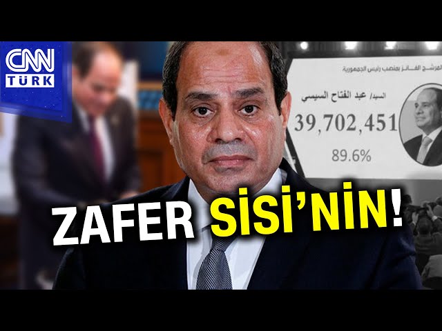 Sisi'nin 3. Zaferi! Mısır'da Yeniden Cumhurbaşkanı Seçildi... #Haber